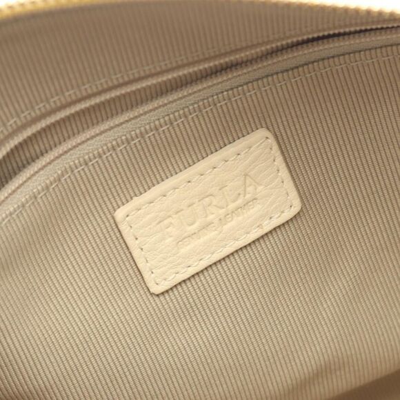 Furla ALISSA Leather Tote Bag Ivory - Picture 5 of 5